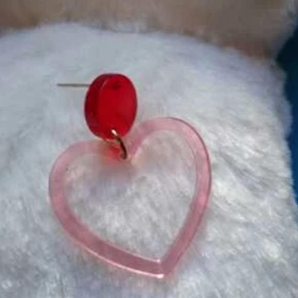 🔲heart shape earrings 🔲 - Picture 6 of 6